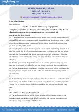 Đề thi học kì 1 Văn 9 - Đề số 8
